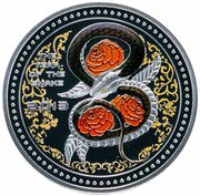 5 Dollars - Elizabeth II Year of the Snake, Cook Islands, 2013 reverse image