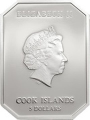 5 Dollars - Elizabeth II Papal Tiara obverse image