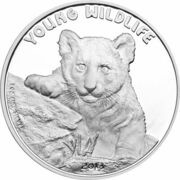 5 Dollars - Elizabeth II Tiger, Cook Islands, 2013 reverse image