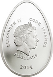 5 Dollars - Elizabeth II White Egg obverse image