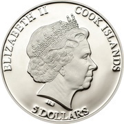 5 Dollars - Elizabeth II Easter Island obverse image