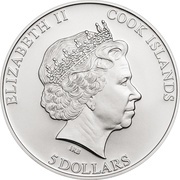5 Dollars - Elizabeth II First Love obverse image