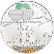 5 Dollars - Elizabeth II First Love, Cook Islands, 2014 reverse image