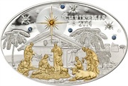 5 Dollars - Elizabeth II Christmas, Cook Islands, 2014 reverse image