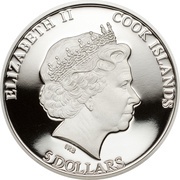 5 Dollars - Elizabeth II Kiwi; Coloured obverse image