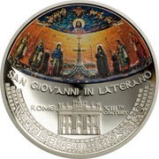5 Dollars - Elizabeth II San Giovanni in Laterano, Cook Islands, 2014 reverse image