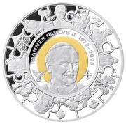 5 Dollars - Elizabeth II John Paul II, Cook Islands, 2014 reverse image