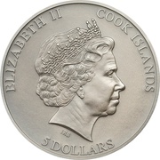 5 Dollars - Elizabeth II History of the Samurai obverse image