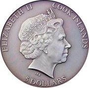 5 Dollars - Elizabeth II Chondrite Impact obverse image