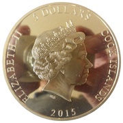 5 Dollars - Elizabeth II Magna Carta obverse image