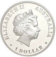 1 Dollar - Elizabeth II 4th Portrait - Common Wombat Dreaming obverse image