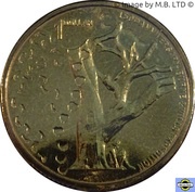 1 Dollar - Elizabeth II 4th Portrait - 150th anniversary of the Burke and Wills Expedition, Australia, 2010 reverse image