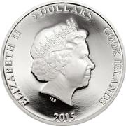 5 Dollars - Elizabeth II Grizzly and Salmon obverse image