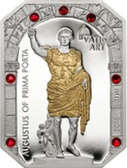 5 Dollars - Elizabeth II Augustus of Prima Porta, Cook Islands, 2015 reverse image