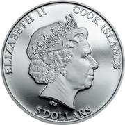 5 Dollars - Elizabeth II Rainbow Lorikeet obverse image