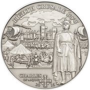 5 Dollars - Elizabeth II 8th Crusade, Cook Islands, 2016 reverse image