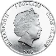 5 Dollars - Elizabeth II Eagle and Rattlesnake obverse image
