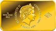 5 Dollars - Elizabeth II Treasure of the Pharaohs obverse image