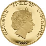 5 Dollars - Elizabeth II Pope Francis 80th Birthday obverse image