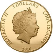 5 Dollars - Elizabeth II William Shakespeare's Hamlet obverse image