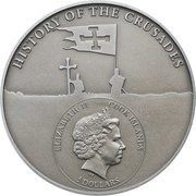 5 Dollars - Elizabeth II 10th Crusade: The Last Crusader obverse image