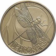 1 Dollar - Elizabeth II 4th Portrait - Young Collectors - Dragonfly, Australia, 2010 reverse image