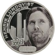 5 Dollars - Elizabeth II Henrik Lundqvist, Cook Islands, 2017 reverse image