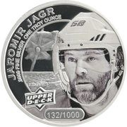 5 Dollars - Elizabeth II Jaromir Jagr, Cook Islands, 2017 reverse image