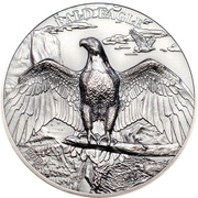 5 Dollars - Elizabeth II Bald Eagle, Cook Islands, 2018 reverse image