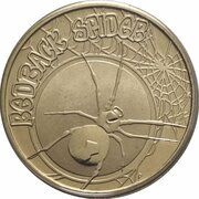 1 Dollar - Elizabeth II 4th Portrait - Young Collectors - Redback Spider, Australia, 2010 reverse image