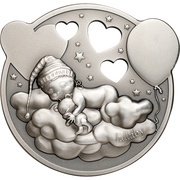 5 Dollars - Elizabeth II Lullaby – Little Princess, Cook Islands, 2019 reverse image