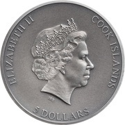 5 Dollars - Elizabeth II Trapped obverse image