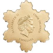 5 Dollars Golden Snowflake obverse image