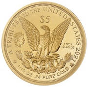 5 Dollars - Elizabeth II Gold Morgan obverse image