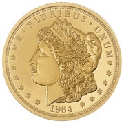 5 Dollars - Elizabeth II Gold Morgan, Cook Islands, 2019-2023 reverse image