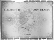 5 Dollars - Elizabeth II Captain Cook's Voyage of Discovery obverse image