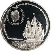 5 Dollars - Elizabeth II Mayflower obverse image