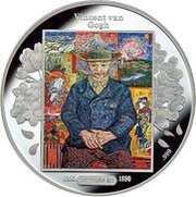 5 Dollars - Elizabeth II Portrait of Père Tanguy, Cook Islands, 2020 reverse image