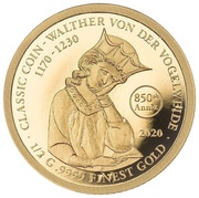 5 Dollars - Elizabeth II Walther von der Vogelweide, Cook Islands, 2020 reverse image