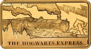 5 Dollars - Elizabeth II The Hogwarts Express, Cook Islands, 2020 reverse image