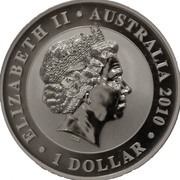 1 Dollar - Elizabeth II 4th Portrait - Koala - Silver Bullion Coin obverse image