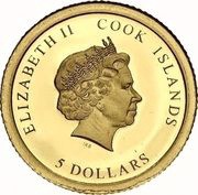 5 Dollars - Elizabeth II German Reunification obverse image