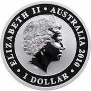 1 Dollar - Elizabeth II 4th Portrait - Koala - Silver Bullion Coin - Gilt obverse image