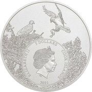 5 Dollars - Elizabeth II Bowhead Whale obverse image