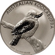 1 Dollar - Elizabeth II 4th Portrait - Australian Kookaburra, Australia, 2010 reverse image