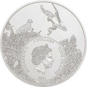 5 Dollars - Elizabeth II Grizzly Bear obverse image