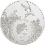5 Dollars - Elizabeth II Mourning Cloak obverse image
