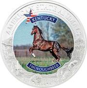 5 Dollars - Elizabeth II Thoroughbred, Cook Islands, 2021 reverse image