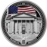 5 Dollars - Elizabeth II Benjamin Franklin, Cook Islands, 2021 reverse image