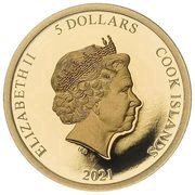 5 Dollars - Elizabeth II Visiting India obverse image